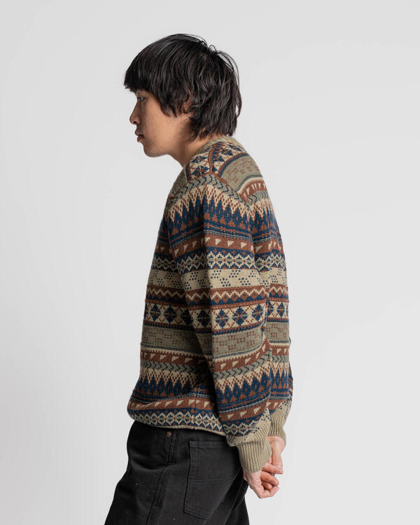 Nike LIFE FAIR ISLE CREW SWEATER | FZ0125-276 | AFEW STORE